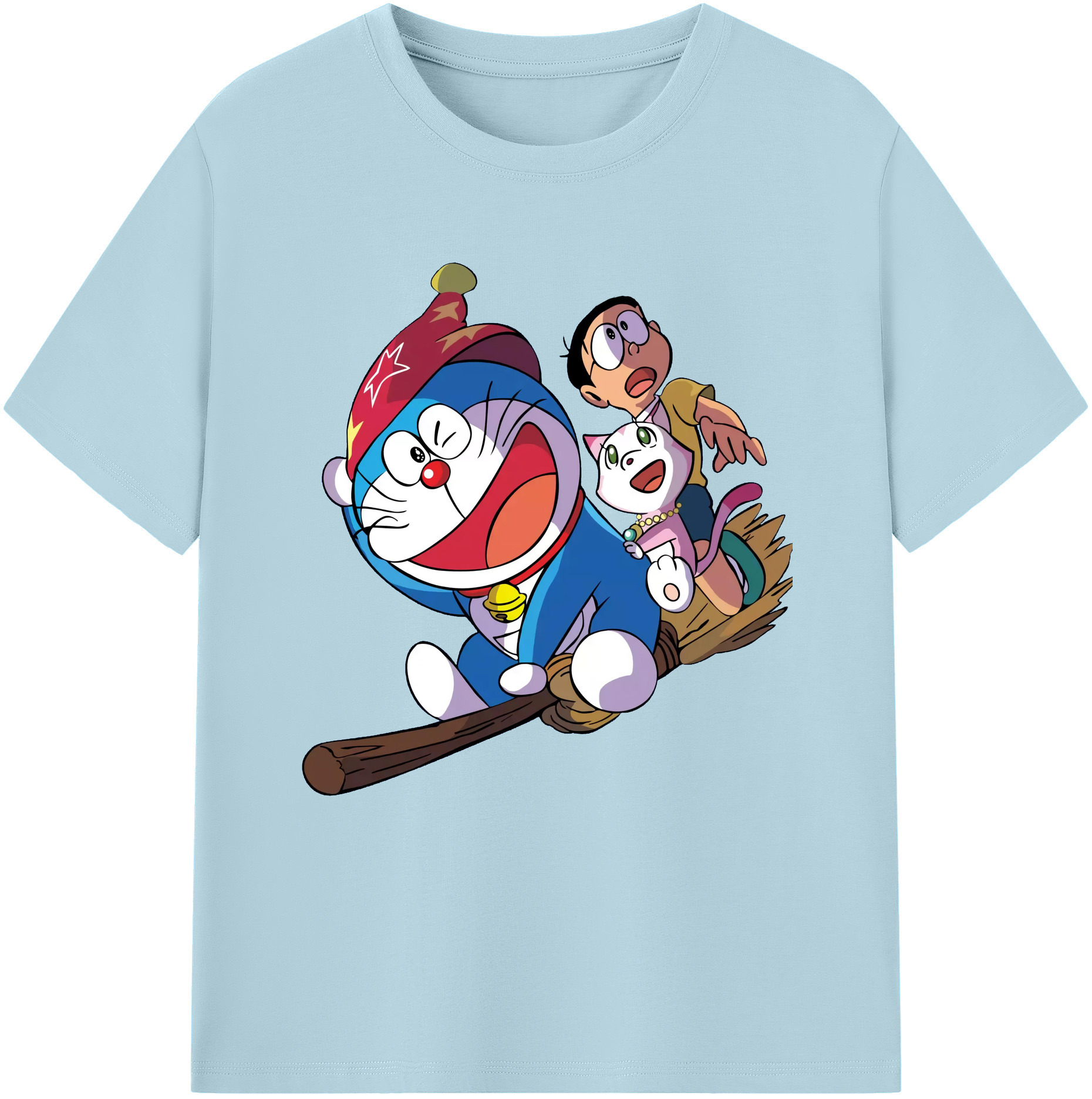 （画像用） ドラえもん Doraemon 綿100％半袖Tシャツ（フロントプリント）